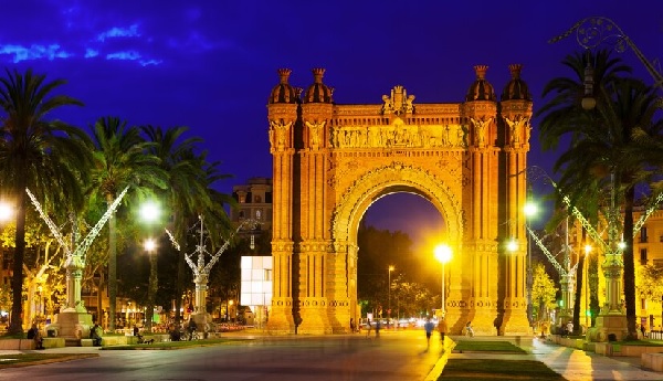 Arco de Triunfo de noche