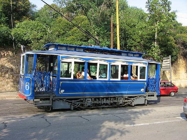 Tranvía Azul del Monte Tibidabo.
