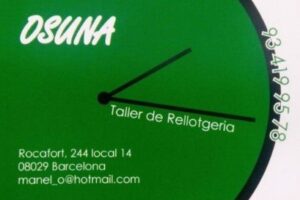 Taller De Rellotgeria Osuna