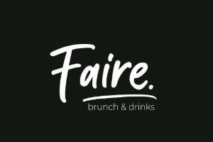Faire. Brunch & Drinks, logo