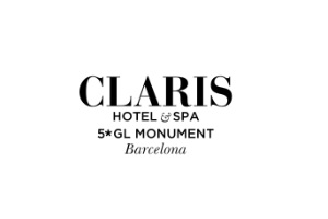 Uno de los mejores bares en azoteas de Barcelona es La Terraza del Claris, logo