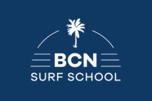 escuelas de surf - logo de BCN surf school